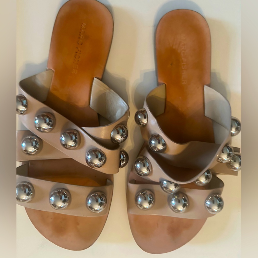 Marc Fisher Bryte Light Natural Sandals